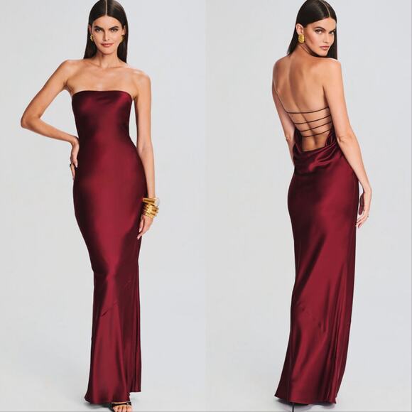 Retrofete Dresses & Skirts - Retrofete Keaton Silk Maxi Dress